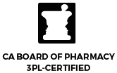 CA Board of Pharmacy 3PL-Certified