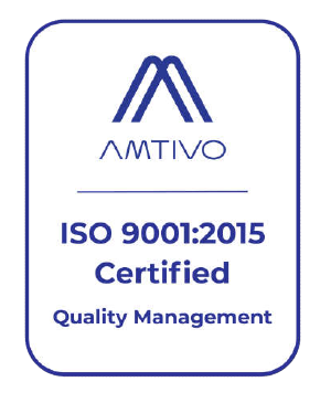 ISO 9001:2015 Certified, Quality Management (Amtivo)